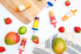 DIY Fruitastic Colorblocked Popsicles