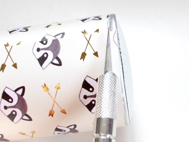 fox-and-arrow-paper-xacto-knife