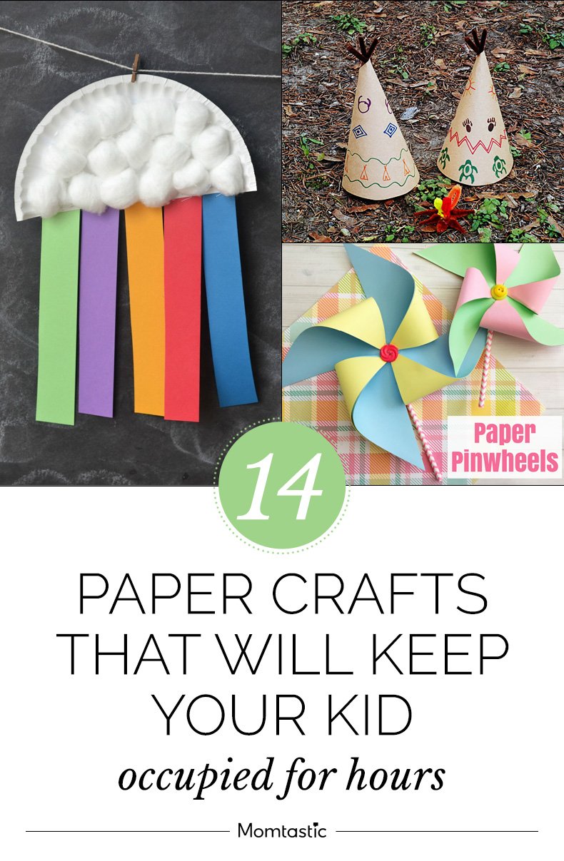 14 Paper Crafts That Will Keep Your Kid Occupied For Hours
