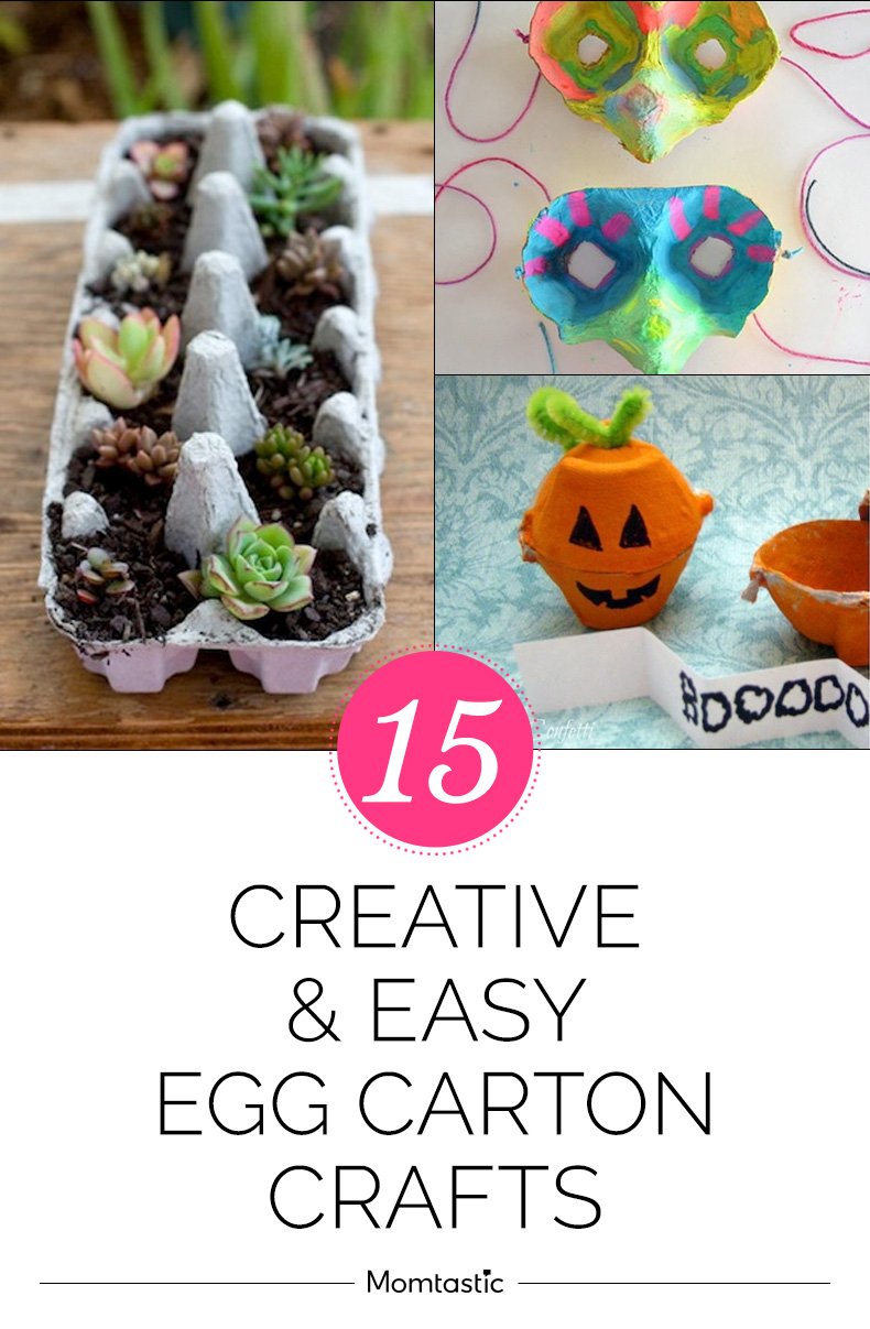 15 Creative & Easy Egg Carton Crafts