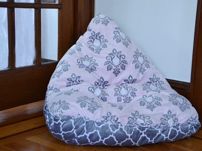 Amazing Bean Bag Chair Pattern - with Toy Storage!