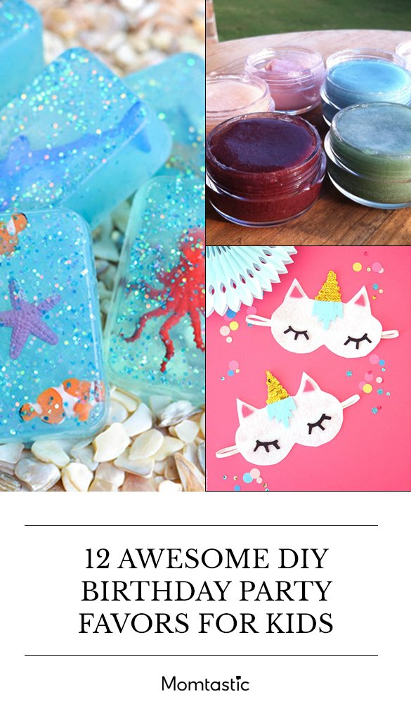 12 Awesome DIY Birthday Party Favors For Kids