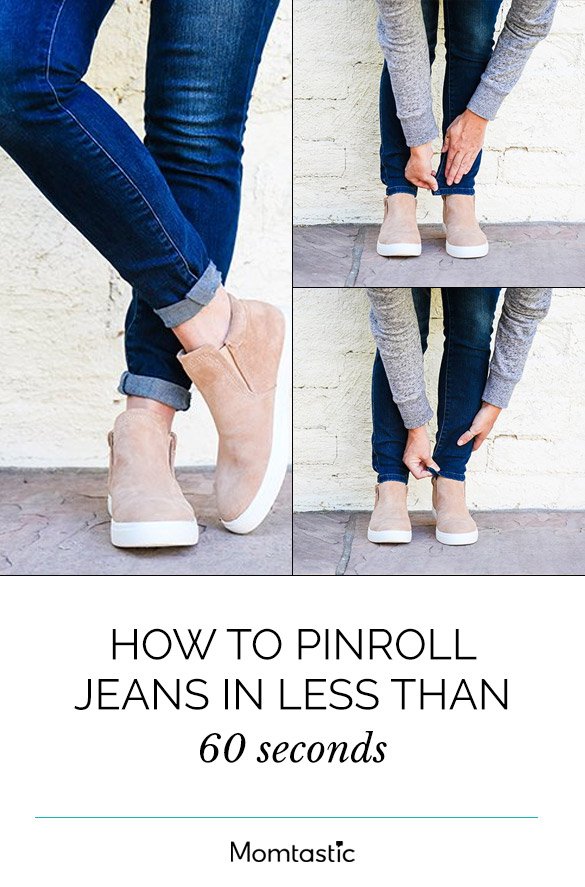 How To Pinroll Jeans In Less Than 60 Seconds