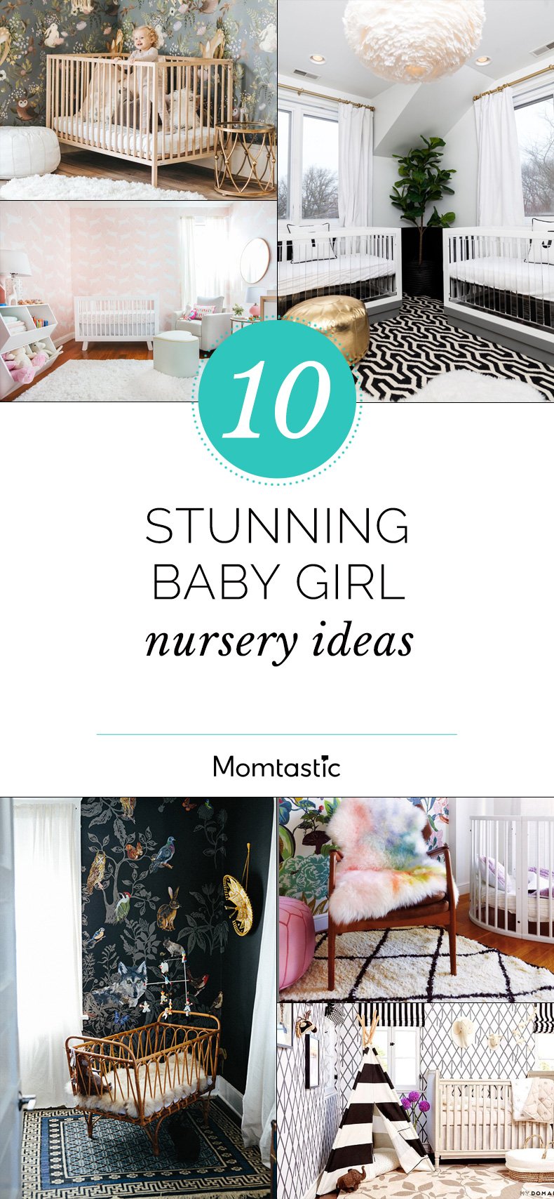 10 Stunning Baby Girl Nursery Ideas