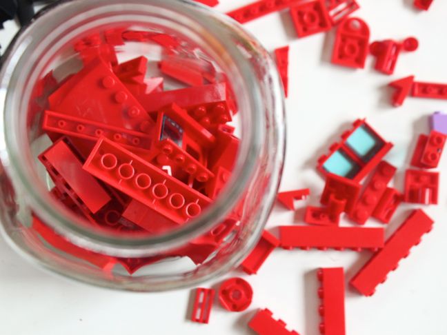 red-lego-inside-a-jar