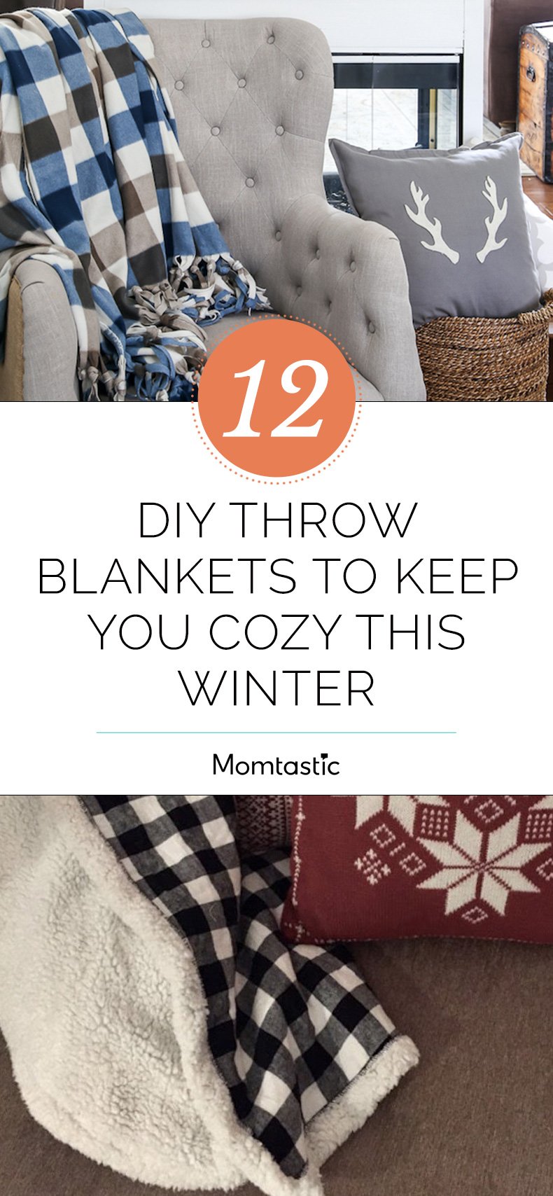 12 DIY Throw Blankets to Keep You Cozy This Winter