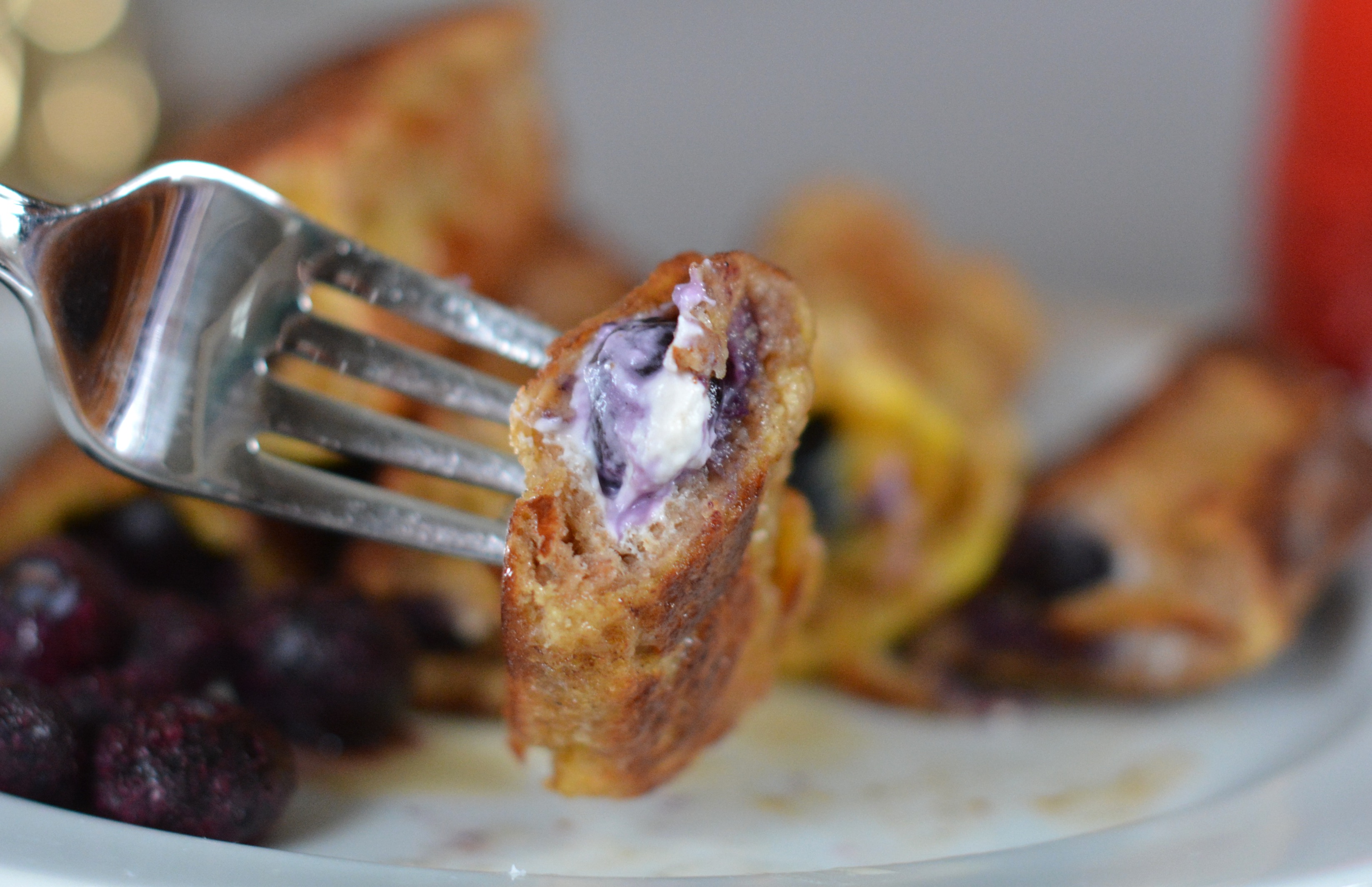Blueberry French Toast Roll Ups