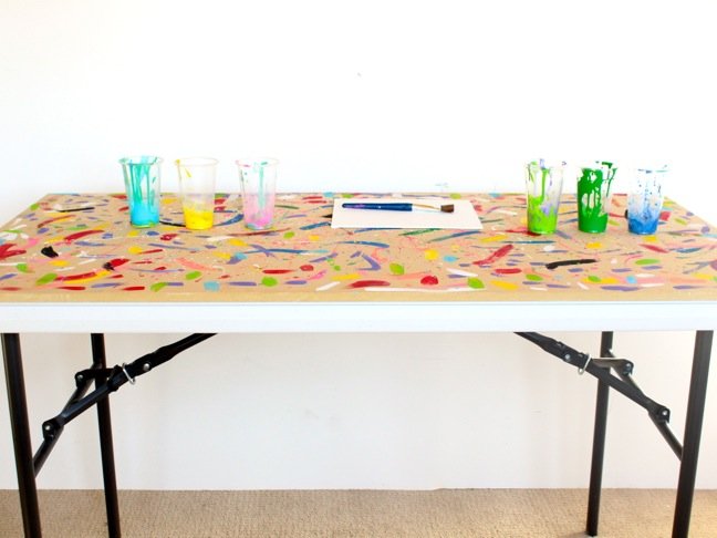 Genius Mom Hack: Easy, Foldup DIY Art Table for Kids