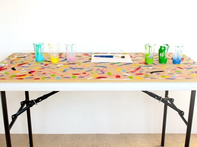 Genius Mom Hack: Easy, Foldup DIY Art Table for Kids