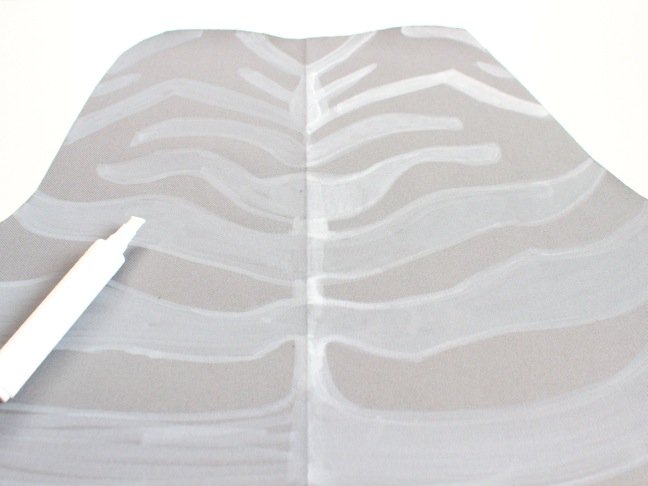 Walk On The Wild Side With A DIY Zebra Print Rug