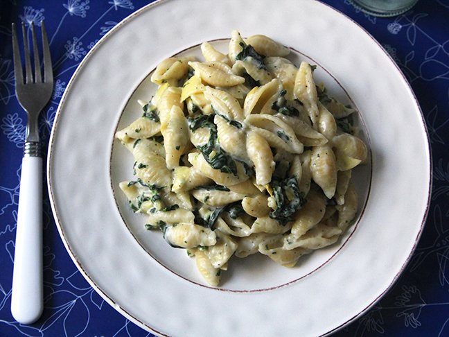 Spinach Artichoke Dip Pasta