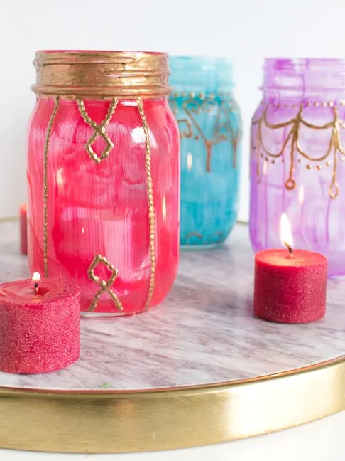Turn any Jar into a Moroccan Glass Jar Lantern