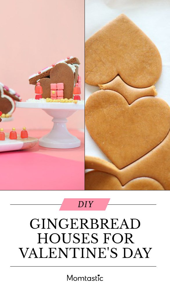 Make the Cutest Gingerbread House Village For Valentine’s Day