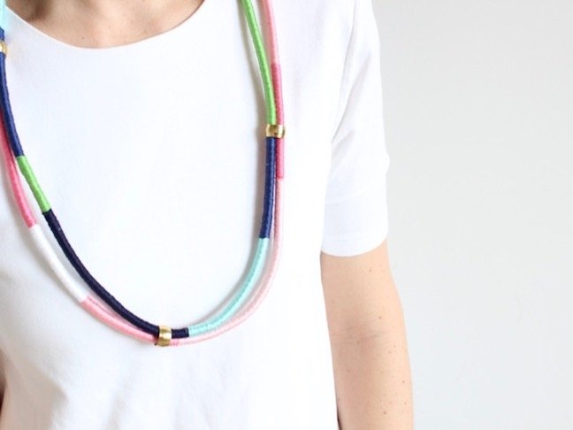 Make A Show Stopping Necklace With Rope And Hardware