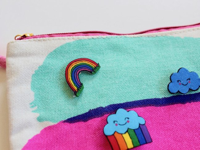 Get Pin Happy With These Colorful DIY Lapel Pins
