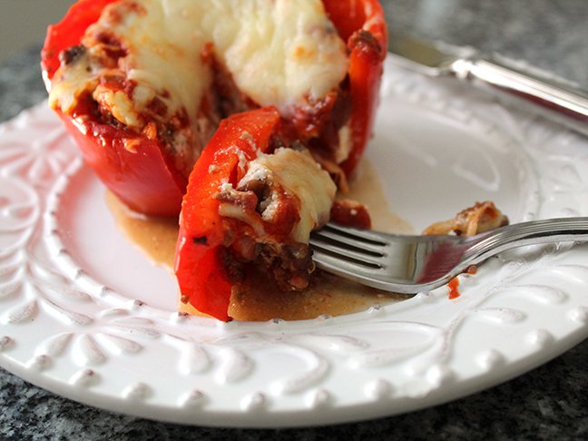 Lasagna Stuffed Peppers