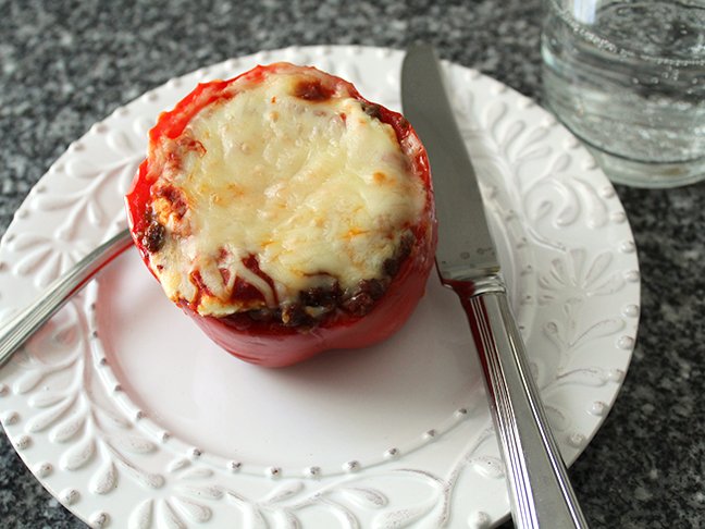 Lasagna Stuffed Peppers