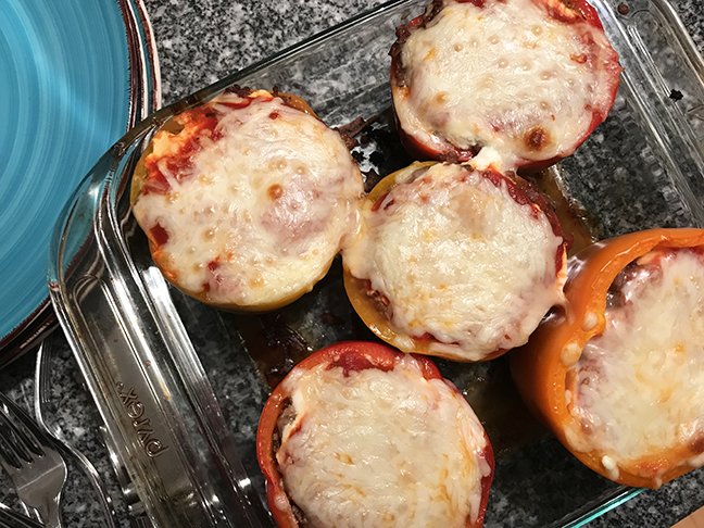 Lasagna Stuffed Peppers