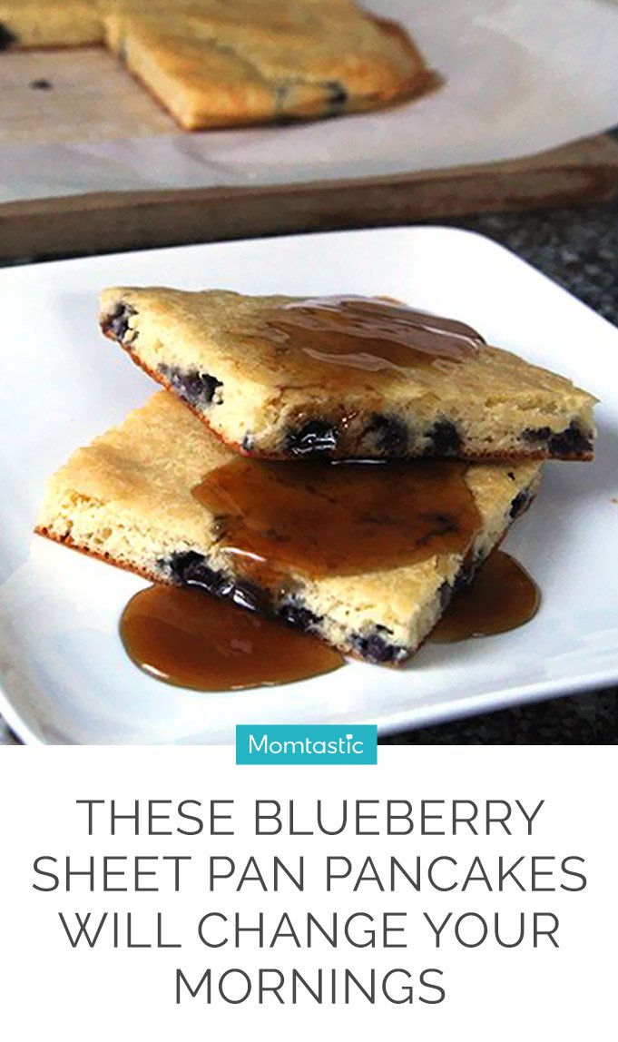 These Blueberry Sheet Pan Pancakes Will Change Your Mornings