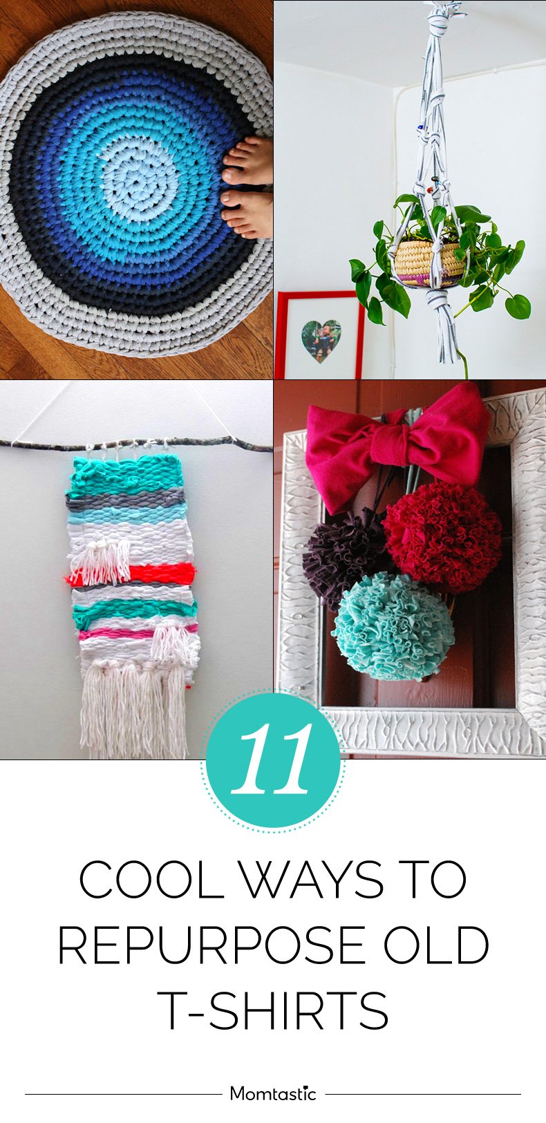 11 Cool Ways to Repurpose Old T-Shirts