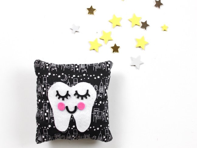 Be Ready For The Tooth Fairy With This DIY Tooth Fairy Pillow