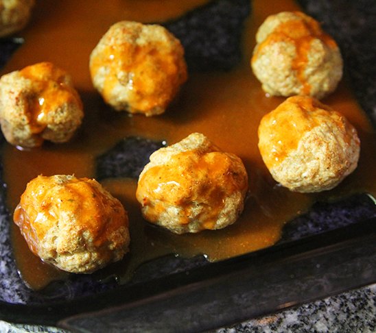 Buffalo Chicken Meatballs are the Dinner You Didn’t Know You Needed
