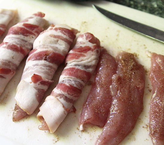 Bacon-Wrapped Chicken Fingers are the Dinner You’re Family Has Been Waiting For