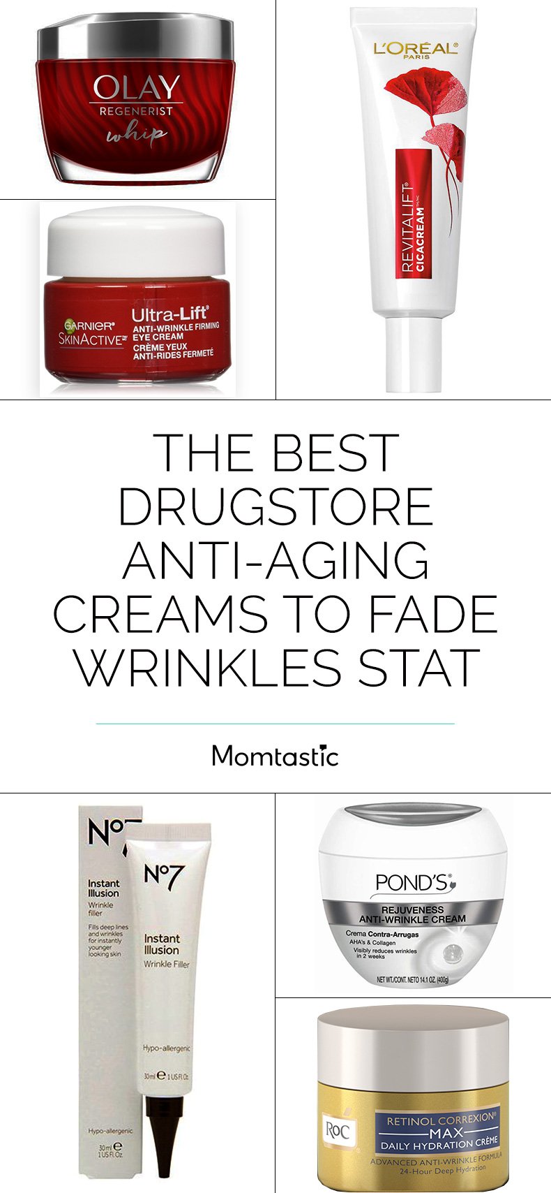 The Best Drugstore Anti-Aging Creams to Fade Wrinkles Stat