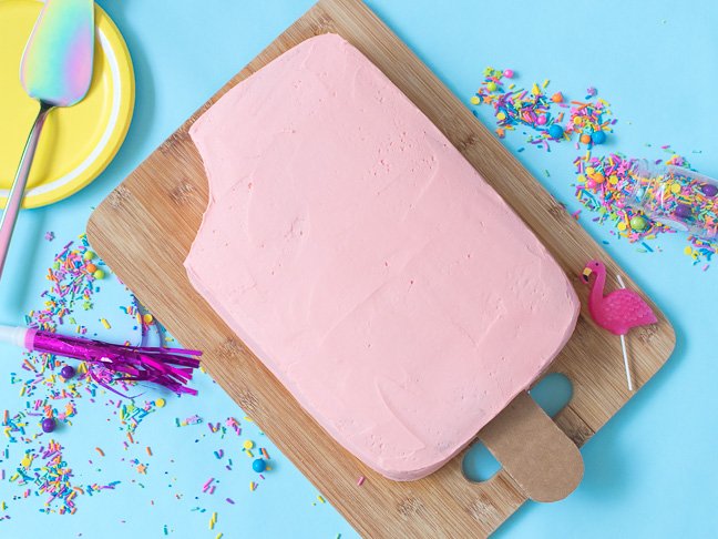 This Simple Popsicle Cake is Perfect for Summer