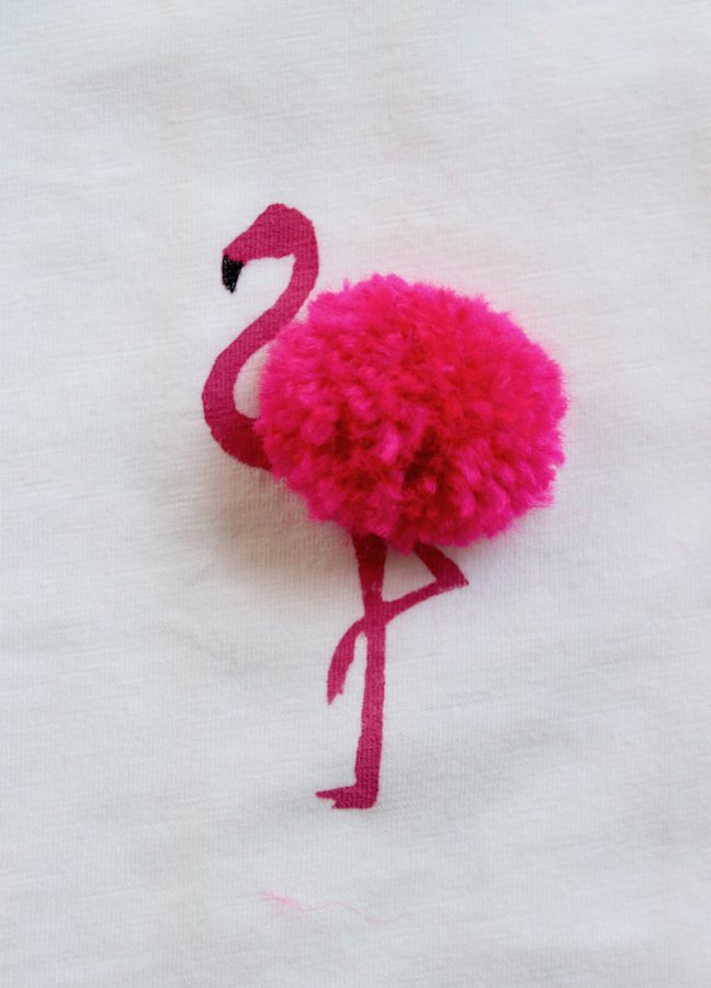 Stand Out From The Flock With This DIY Flamingo Shirt