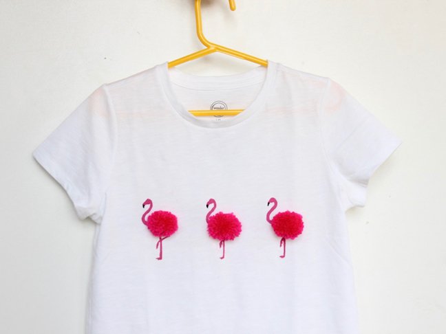 Stand Out From The Flock With This DIY Flamingo Shirt