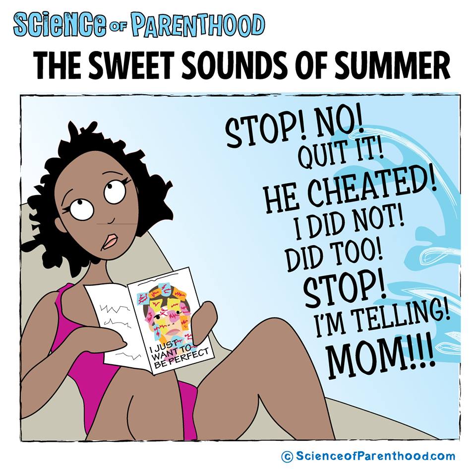 The funniest memes about summertime with the kids on @itsMomtastic by Kim Bongiorno featuring Science of Parenthood