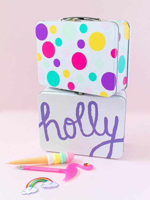 Make Personalized Lunchboxes for Back to School (2 Ways!)