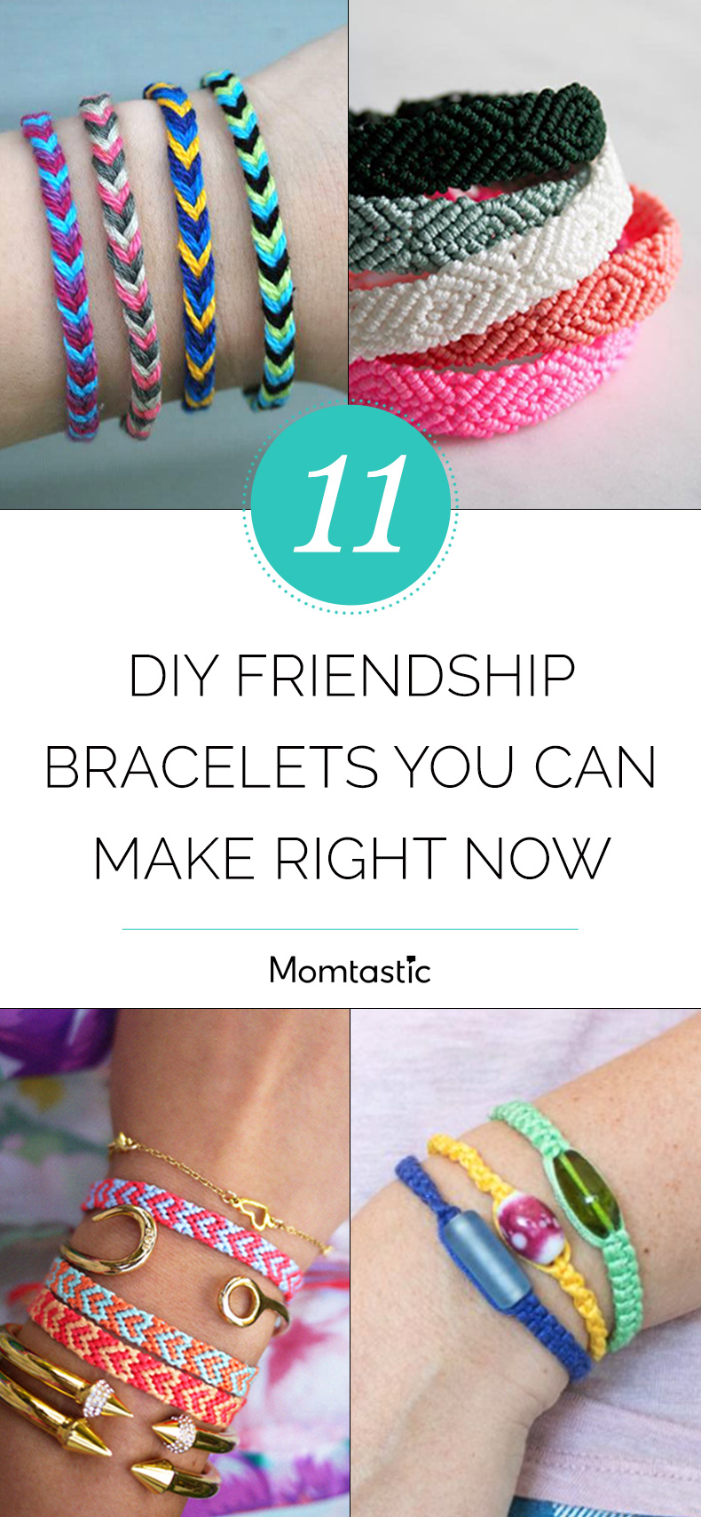 11 DIY Friendship Bracelets You Can Make Right Now