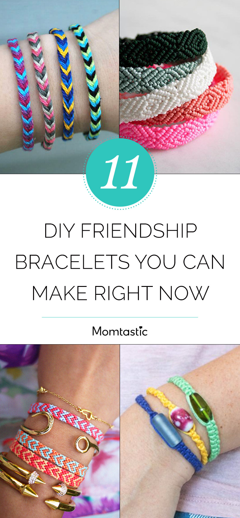 11 DIY Friendship Bracelets You Can Make Right Now