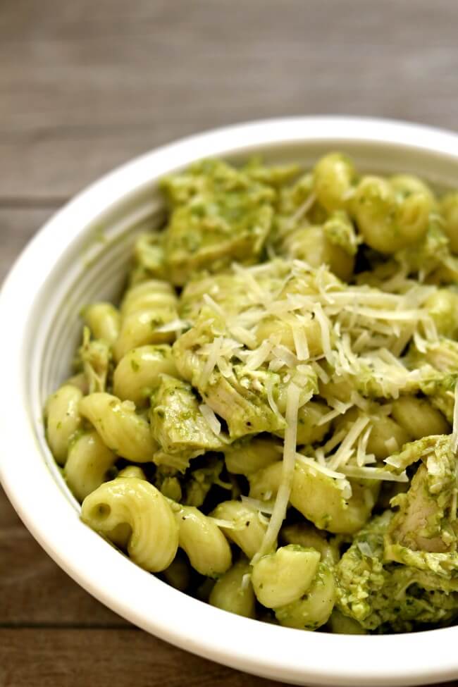 Creamy Pesto Pasta with Chicken