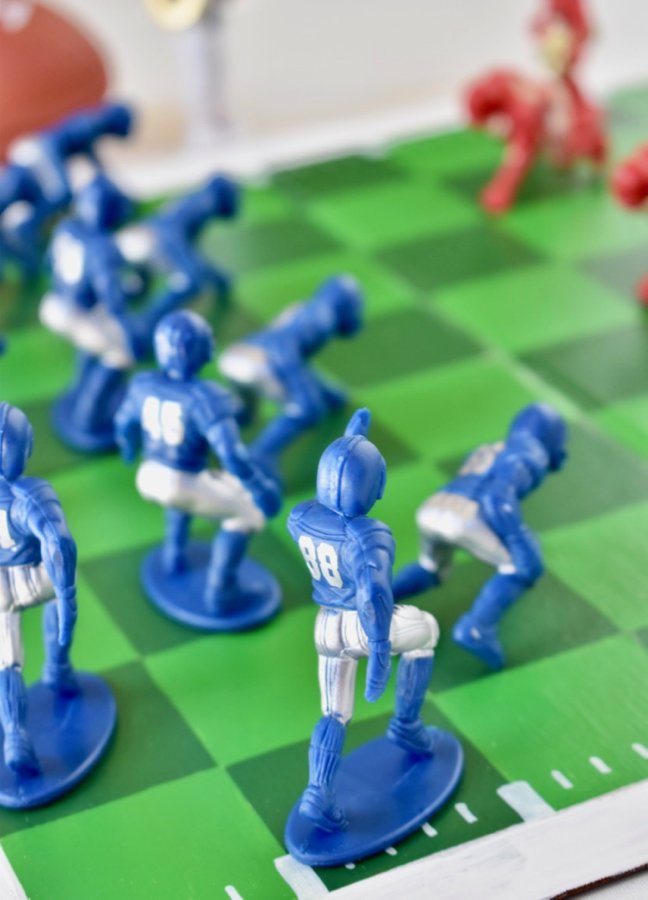 From Firstdowns To Touchdowns, This DIY Football Checkers Has It All