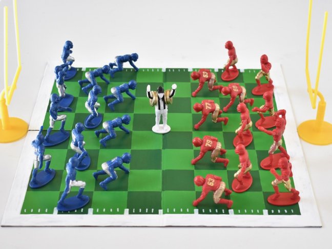 From Firstdowns To Touchdowns, This DIY Football Checkers Has It All