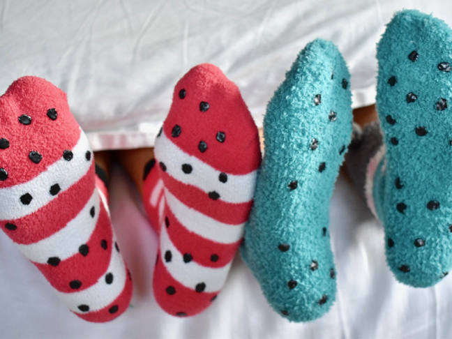 Slip No More With These Simple DIY No Slip Socks