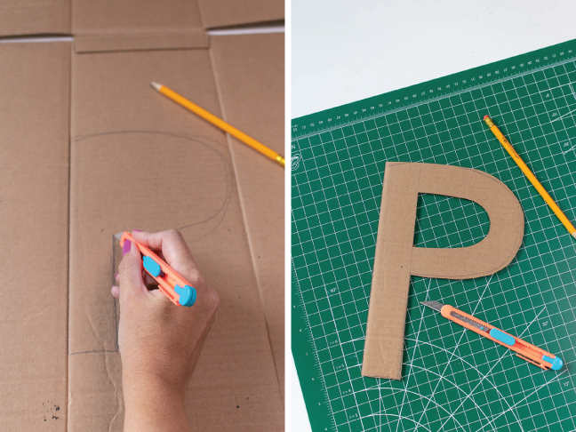 These Easy Yarn Wrapped Letters Make Great Kids Room Decor