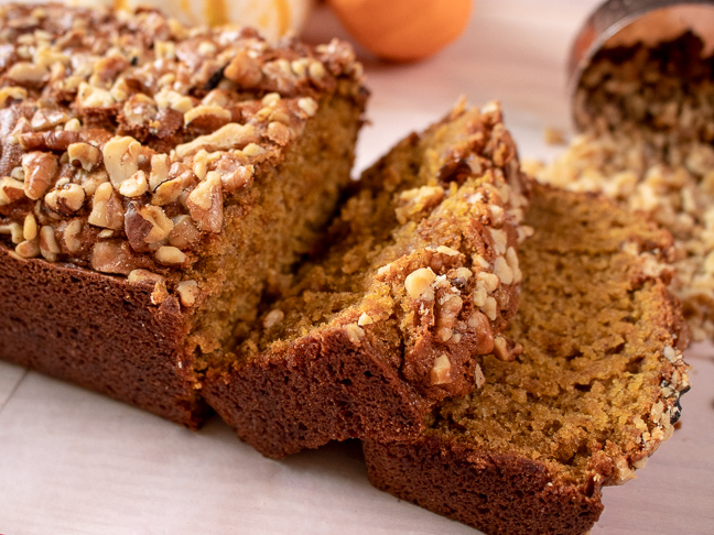 Easy Dairy Free, Gluten Free Pumpkin Bread