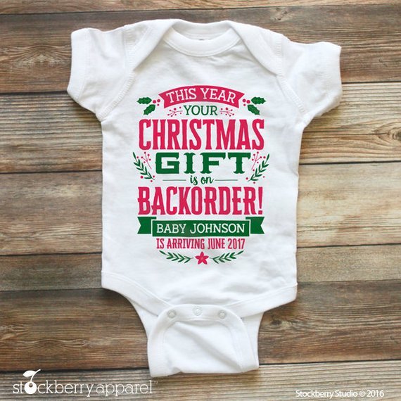 Holiday Themed Pregnancy Announcement Ideas Gallery