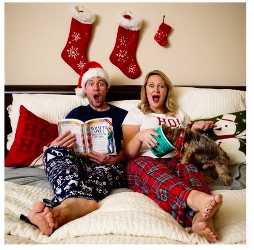 Holiday Themed Pregnancy Announcement Ideas Gallery