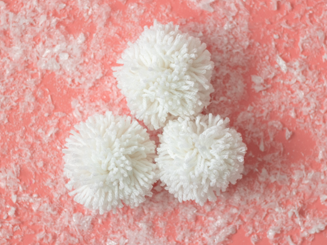 Kids will Love Having an Indoor Snowball Fight with Pom Poms!