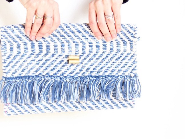 A Stylish DIY Clutch That Doesn’t Require A Sewing Machine