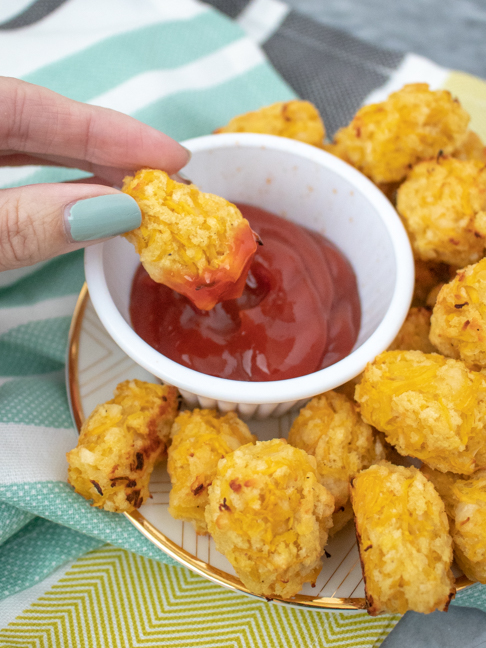 These Spaghetti Squash “Tater Tots” are the Answer to Picky Eaters