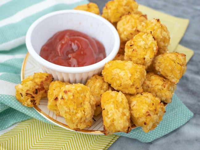 These Spaghetti Squash “Tater Tots” are the Answer to Picky Eaters
