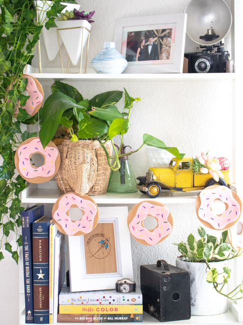 Celebrate Birthdays with a Homemade Donut Garland Using Felt