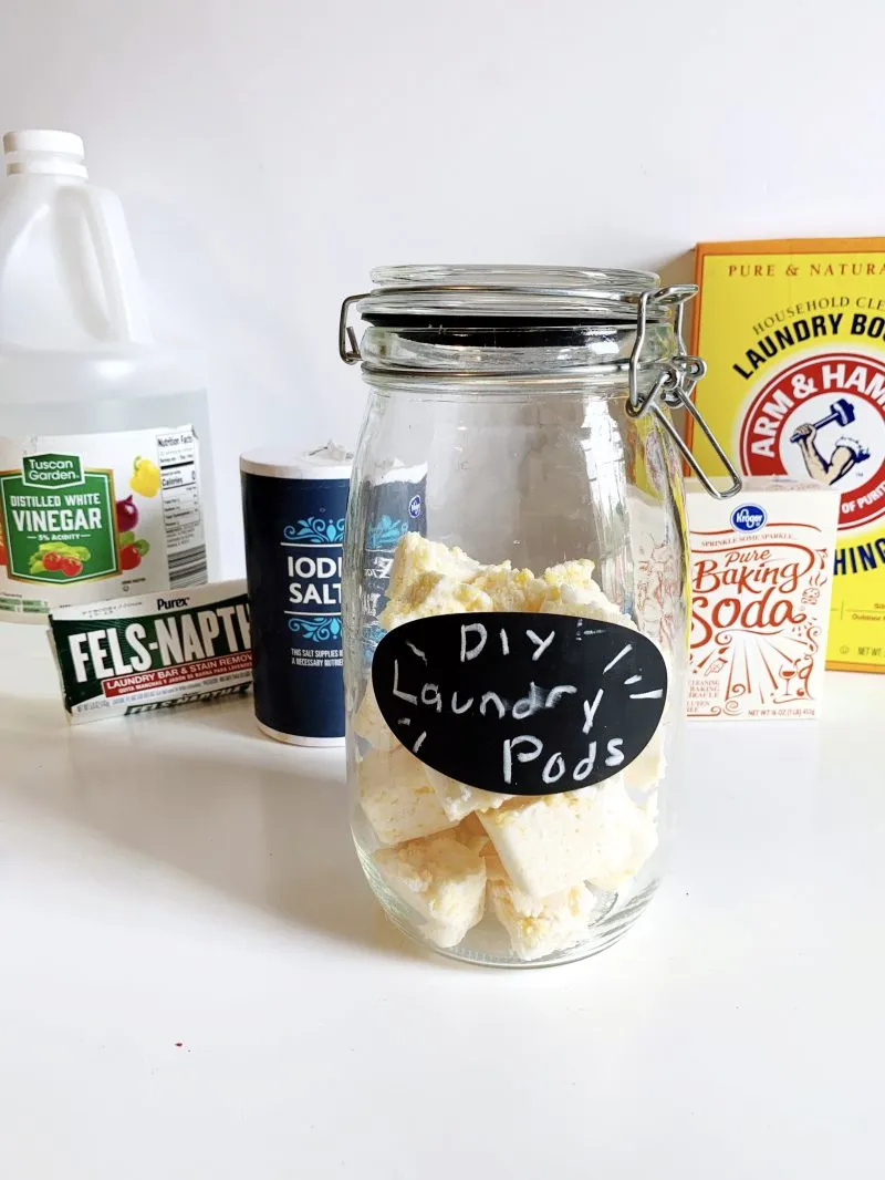 DIY natural laundry pods
