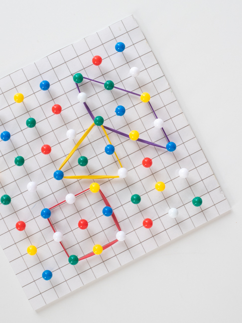 This DIY Geoboard will Help Your Kids Learn Shapes and Math
